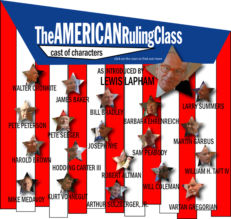 cast of the american ruling class